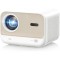 Videoproiector 1080P Full HD, WiFi 6, Bluetooth 5.1, 25000 Lumeni, Sunet JBL, Focalizare Automata, Corectie Trapezoidala, Suport 4K, Telecomanda, Alb/