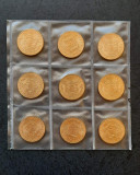Lot monede 9 x 10 Ruble 2015 &quot;Khabarovsk&quot; - Rusia - A 3878