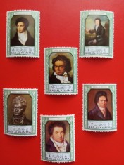 RAS AL KHAIMA, BEETHOVEN - SERIE COMPLETĂ MNH