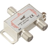 Splitter 2c SAT 5-2450MHz cu power pass