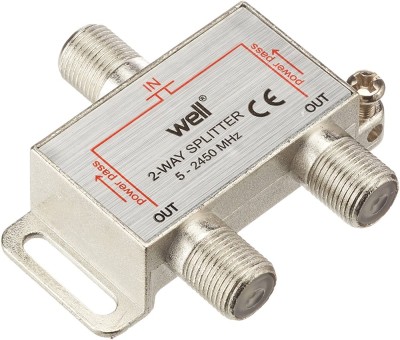 Splitter 2c SAT 5-2450MHz cu power pass foto