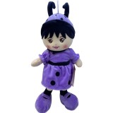 Papusa Albinuta Cantec Limba Romana, Plus, 40cm, Baterii Incluse, Jucarie Muzicala