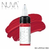 Tus Micropigmentare NUVA Colors 15ml - 180 Lipstick Red, Pigment PMU sprancene, Microblading, Eyeliner, Personalizabil