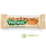 Honest Baton Arahide, Migdale si Ciocolata cu Lapte fara Zahar Adaugat 35g