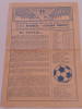 Program meci fotbal PETROLUL PLOIESTI - FLACARA MORENI (08.11.1987)