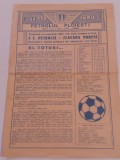 Program meci fotbal PETROLUL PLOIESTI - FLACARA MORENI (08.11.1987)