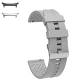 Curea din silicon compatibila cu Samsung Galaxy Watch Ultra, Steel Gray