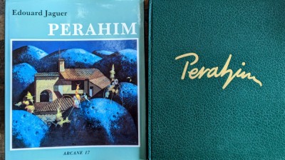 Jules Perahim - Edouard Jaguer, monografie 1990, format mare foto