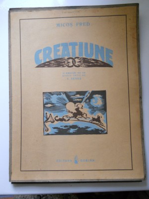Mapa&amp;quot;Creatiune&amp;quot;de Fred Micos,10 gravuri originale semnate,ex.42/50 foto