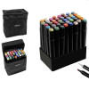 Set 40 markere multicolore cu 2 capete pentru scriere, geanta depozitare inclusa MultiMark GlobalProd, ProCart