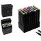 Set 40 markere multicolore cu 2 capete pentru scriere, geanta depozitare inclusa MultiMark GlobalProd