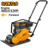 Cumpara ieftin Placa Compactoare 60Kg, 6.5cp, 10.5kN, 50x36cm, Ingco GCP060-2E