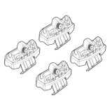 Kit montaj bare plafon Ford Ka+ C210 pentru Alumia Quadra si Silenzio