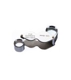 10x-18mm si 20x-12mm lupa argintie mini pentru bijuterii