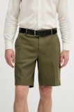 Sisley pantaloni scurți din bumbac culoarea verde, 4GJ0S9018