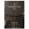 Bratara Cod Morse &quot;Pana la cer&quot; Ceramica Greceasca &amp; Otel Inoxidabil, Ajustabila, Unisex, Fashion