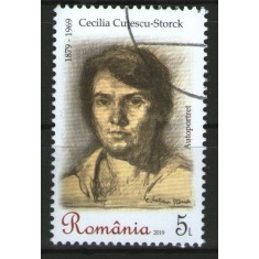 Romania 2019 - Cecilia Cuțescu-Storck, stampilata
