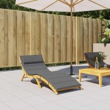 vidaXL Pernă de șezlong, antracit, 180x60x4 cm, textil Oxford