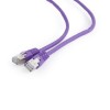 PATCH CORD FTP GEMBIRD Cat6, cupru-aluminiu, 0.5 m, violet, AWG26, ecranat &quot;PP6-0.5M/V&quot; (timbru verde 0.08 lei)