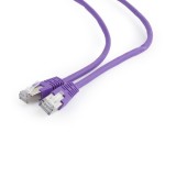 PATCH CORD FTP GEMBIRD Cat6, cupru-aluminiu, 3 m, violet, AWG26, ecranat &quot;PP6-3M/V&quot; (timbru verde 0.08 lei)