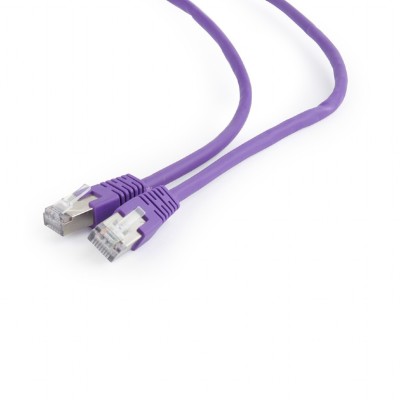 PATCH CORD FTP GEMBIRD Cat6, cupru-aluminiu, 3 m, violet, AWG26, ecranat &amp;amp;quot;PP6-3M/V&amp;amp;quot; (timbru verde 0.08 lei) foto