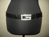 Cumpara ieftin Curea piele naturala &quot;G&quot; (lg 108 cm)
