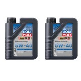 Ulei motor Liqui Moly Leichtlauf Performance 5W40, 2 litri. Protectie uzura, consum redus, lubrifiere rapida. Benzina/Diesel, cu/fara DPF