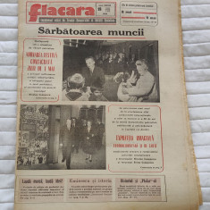 Ziarul FLACĂRA (5 mai 1989) Nr. 18