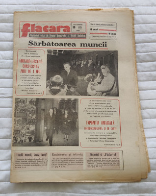 Ziarul FLACĂRA (5 mai 1989) Nr. 18 foto