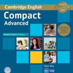 Compact Advanced Student's Book Pack (Student's Book with answers with CD-ROM and Class Audio CDs(2)) - Paperback brosat - Peter May - Cambridge