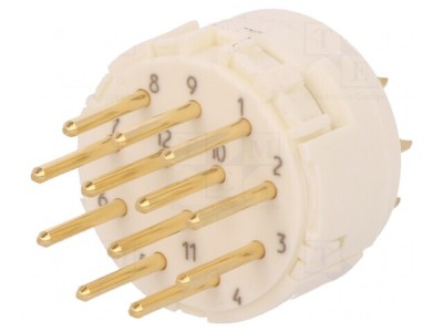 Conector M23, 12 pini, 200V, 8A foto