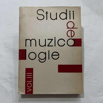 Studii de muzicologie - Vol. 3 foto