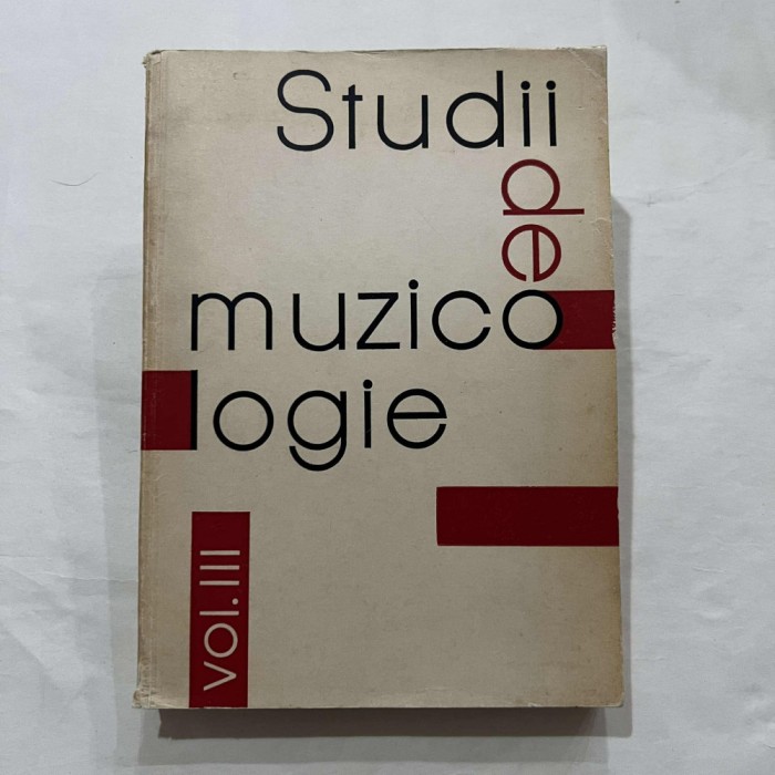 Studii de muzicologie - Vol. 3