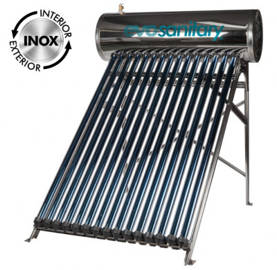 Sistem Panou Solar Presurizat cu Tuburi Heat Pipe 1024P-58 INOX foto