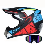 Cumpara ieftin Casca Moto Cross Enduro Downhill ATV Oem, Polycarbonat ABS, Ochelari 100%, Marimi L-XXL