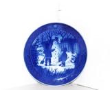 Cumpara ieftin Farfurie de perete din porțelan, basorelief, colecție Christmas Plate - 1985 - design Kaj Lange, marcaj Royal Copenhagen Danemarca