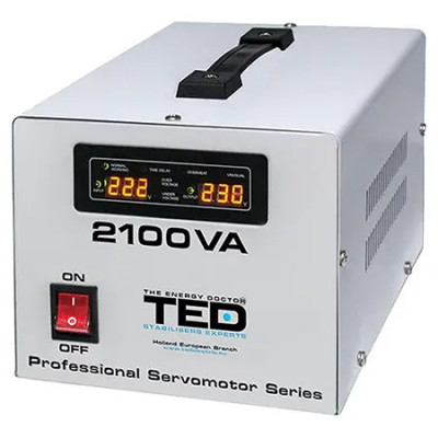 Stabilizator Tensiune Servomotor 2100Va Ted Electric foto