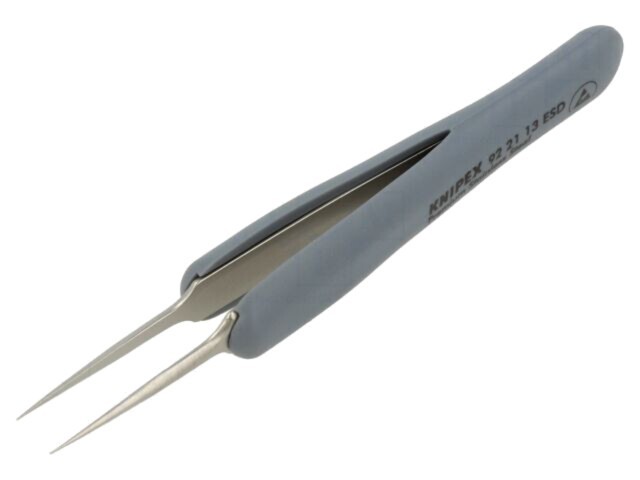 Pensetă nemagnetică KNIPEX cu v&acirc;rf ascuțit &icirc;ngustat