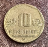 C50 - Moneda foarte veche - Peru - 10 centimos - 2001