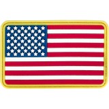 Ecuson 3D PVC USA Flag Velcro MFH
