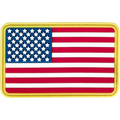 Ecuson 3D PVC USA Flag Velcro MFH foto
