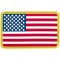 Ecuson 3D PVC USA Flag Velcro MFH