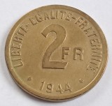 Moneda Franta 2 Franci 1944, Philadelphia - Numismatica Franceza