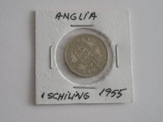 C50 - Moneda foarte veche - Anglia - one shilling - 1955