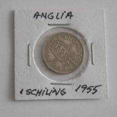 M3 C50 - Moneda foarte veche - Anglia - one shilling - 1955