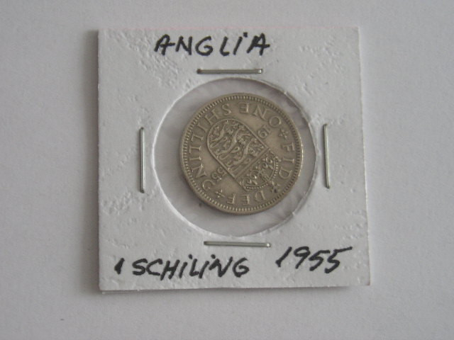 M3 C50 - Moneda foarte veche - Anglia - one shilling - 1955