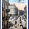 Bucuresti 1934 - Calea Victoriei - printata, color, foarte animata, circulata, timbru intact pe fata, stampila lizibila fata, spate nelizibil