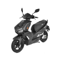 Scuter electric HECHT Equis Black, acumulator 72 V, 20 Ah, motor 1800 W, viteza maxima de 45 km/h, autonomie 65 km, negru