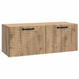 vidaXL Oglindă TV montată pe perete Stejar Artizanal 78,5 x 31 x 30 cm 898724