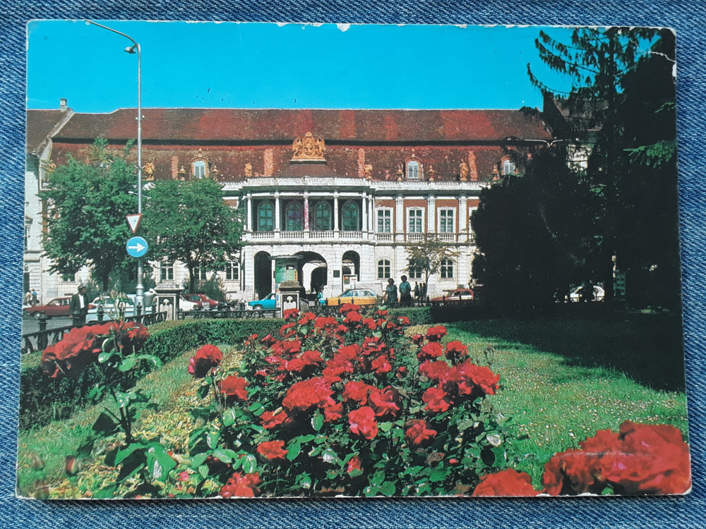 262 - Cluj-Napoca - Muzeul de arta / Palatul Banffy / carte postala, Circulata, Fotografie | Okazii.ro